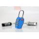 Zinc Alloy TSA 4-digital  travel lock& Fashion Design blue Tsa Luggage Lock& 69.5g Tsa Bag Number Lock