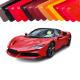 High Gloss Red TPU PPF Self Healing Car Wrap Film UV Protection