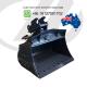 3 ton excavator hydraulic ditch cleaning bucket tilting buckets wide 1050mm