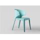 Ergonomic Curve Coloured Plastic Dining Chairs With Arms Nordic Style