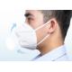 Anti Pollution Disposable Non Woven Face Mask Dust Proof White Color For Protection