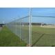 Temporary Fence Pvc Chain Link Mesh Square Hole Shape Mesh Size 60*60mm