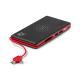 Styhlish LED Display Wireless Power Bank 10000mAh with Built-in 3-IN-1 Cable Double Input Ports and 6 Outputs Battery Po