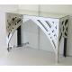 Modern Narrow Mirrored Console Table Furniture 115cm Long Rectangle Shape
