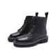 S219 Fashion thick-soled handmade leather Martin boots autumn and winter hot style lace up British style leather women's