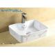 Egg shaped basin / bathroom counter top basin original square shaped 485*380*130 mm