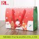 Made in China big size Ptinting Christmas candy take away with rope handle