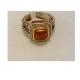(R-79) Fashion Jewelry Silver Plated Square Cubic Zircon Petite Ring