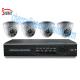 HD 4CH 720P Indoor Dome Camera and DVR System 1080N CCTV Camera Kit 4 Channel