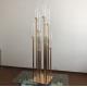 Factory wholesale gold metal candles holder for wedding table top centerpiece