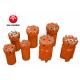 Orange Alloy Steel Top Hammer Drill Bits , Thread Button Drill Bits ISO Approval