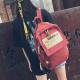 Custom new wholesale fashion Korean school boys custom canvas shoulder bag female large capacity travel backpack