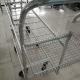 6 Wheel Shopping Trolley Strong Frame Stock  Platform Structure