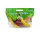 Eco Reusable Clear Fresh Fruit Bags Stand Up Food Grade For Grape / Cherry