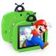 C idea Dual Camera WiFi 7 Inch Tablet PC Android Children For Toddler Learning 128GB with Case Kids App CM76 Green