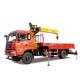 8 Ton Hydraulic Truck Mounted Crane Remote Control For Construction