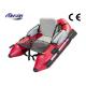 Small Dinghy Belly Boat Inflatable Pontoon Fishing Boat for Single Person