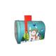 Decorative Mailbox Shaped Gift Boxes , Christmas Cake Tin Box For Biscuit Packing