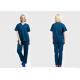 Dense Stitching Scrubs Medical Uniforms Double Needle Sewing For Men And Women