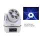 White 6 x15w RGBW 4 in1 High Brightness Beam Moving Head Light Led Stage Disco Light