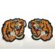 Tiger Head Embroidery Iron On Applique Patch Handmade Twill Cotton Material