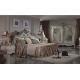 French Style Bedroom Furniture / 1.8 * 2.0 Meter French King Size Bed