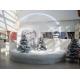 Clear Inflatable Christmas Human Size Snow Globe / Bubble Tent for Sale