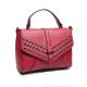 PU purple red  black handbag for women fashion bolsas handtaschen borse
