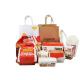 Burger Packaging Box Wholesale Custom White Cardboard Fried Chicken And French Fry Box