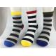 Odor Resistent Red Recycled Cotton Socks With Breathable Absorbent Material