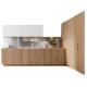 Simple Modular plywood kitchen cabinets Melamine Finishing For Home Improvement