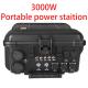 Uninterrupted Power Supply Solar Generator 3000W for Home and Outdoor Adventures