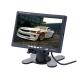 7 Inch Car Headrest Lcd Monitor With Two Video Input And Built In Speaker