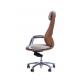 Leather Executive Revolving Chairs Height 1200-1260mm For Office
