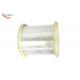 0.37mm Precision Alloy Silver / Tin Plated Copper Wire For Cable Conductors