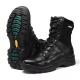 High-quality men's waterproof mid-tube wear-resistant cowhide tactical boots