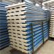 50mm corrugated blue PU sandwich roof panel used for Austria clean room
