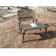 Outdoor Leisure Cast Iron Patio Dining Sets & Table Bistro Set Customized