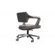 Nylon Castor Gaslift Low Back Executive Chair Fixed Armrest BIFMA