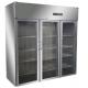 1500 L Blood Bank Equipments Upright Glass Door Freezer 2-8c CE Passed