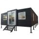 Steel Door 3 Bedroom Portable Homes Expandable Container House with Online Support