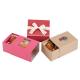 custom sliding drawer style cupcake box  folding muffin packaging box truffle candy box