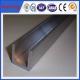Mill Finished Aluminum Extrusion Channel Frame Profiles T5/T6 Temper