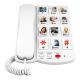 50Hz Big Button House Phone One Key Memory Wall Mounted Corded Phone