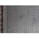 0.6mm Hole 80mm Width Stainless Steel Perforated Sheet Round Hole