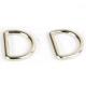 30-Day Refund Policy 25mm Welded Zinc Alloy D Ring Metal D-Ring Buckle for Handbag