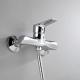 Single Handle Brass Bathroom Shower Faucets Modern Bathtub Shower Mixer Wall Mounted