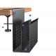 Ventilated Laptop Stand 2 Tier Hanging Under Desk Holder for Office File Organizer