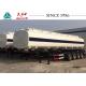 4 Axles 50000 Liters Fuel Tank Semi Trailer 50 Tons Carbon Steel Q345B