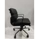 Low Back Soft Pad Office Chair With Black Powder Coated Aluminum Armrest / Base